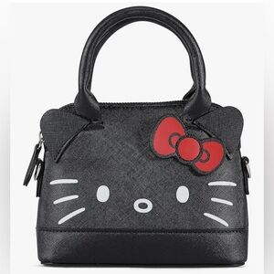 Hello Kitty Leather Crossbody Handbag with Detachable Straps. Mini Purse